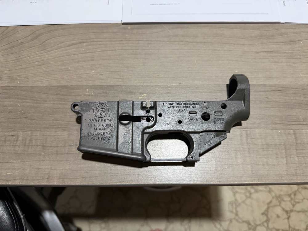 H&R Harrington & Richardson PSA M16A2 BURST stamped Machine Gun POST 86-img-0