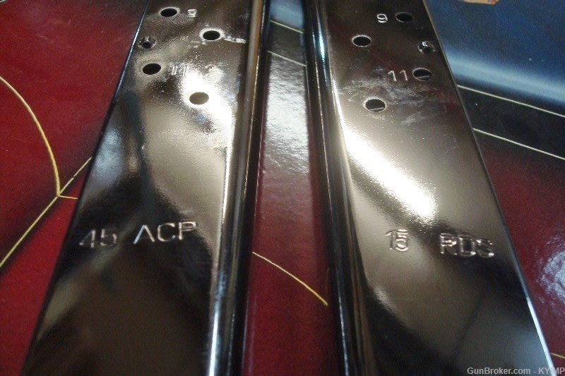 5  1911 .45acp 15 round New Stainless magazine s  45 acp Colt Kimber-img-2