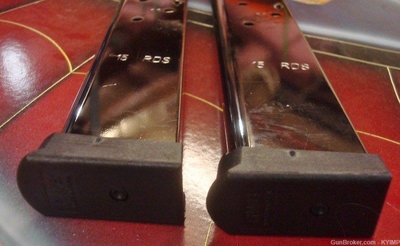 5  1911 .45acp 15 round New Stainless magazine s  45 acp Colt Kimber-img-4