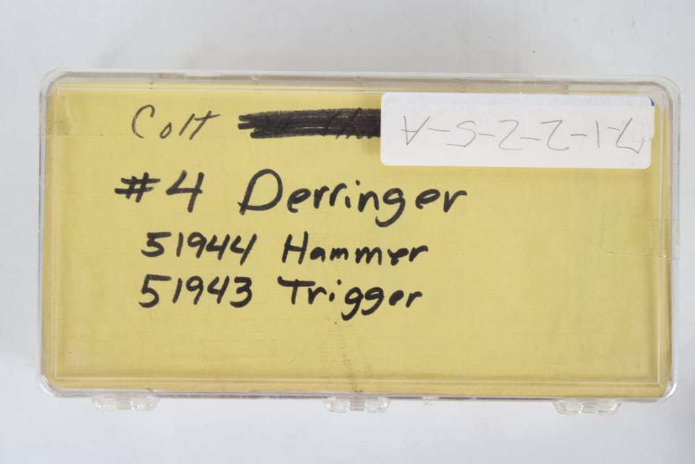 COLT NO. 4 DERRINGER .22 SHORT FACTORY HAMMER & TRIGGER PARTS – 9 PCS-img-1