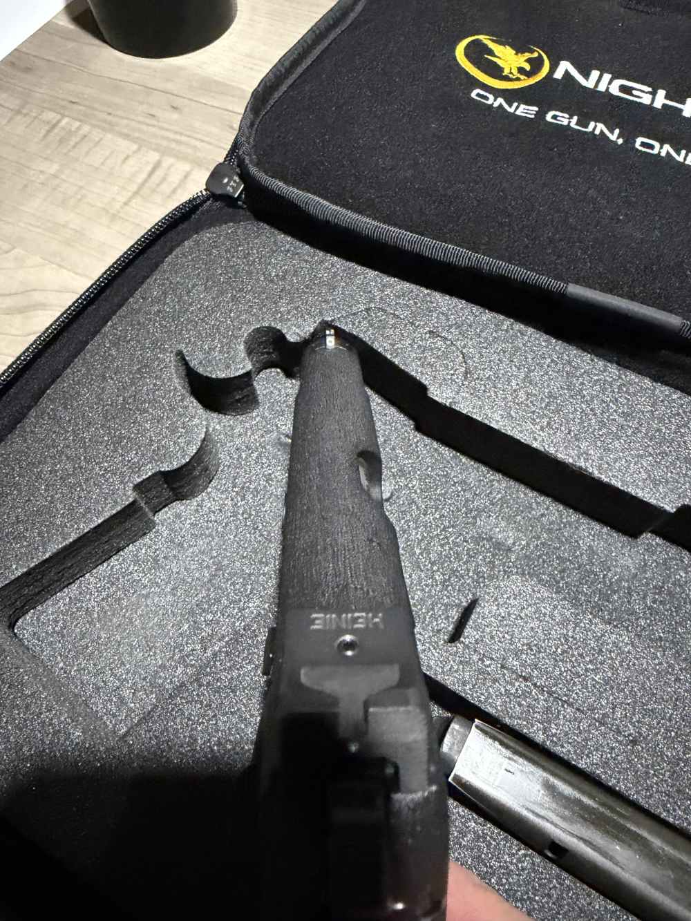 Nighthawk Custom FN Browning Hi Power ALLOY FRAME 9mm.....RARE $1-img-3