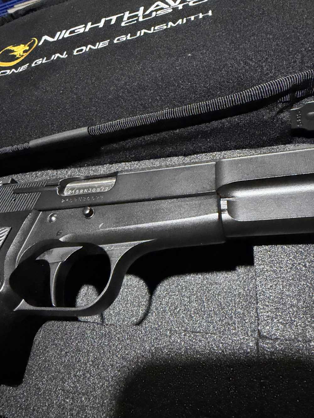 Nighthawk Custom FN Browning Hi Power ALLOY FRAME 9mm.....RARE $1-img-1