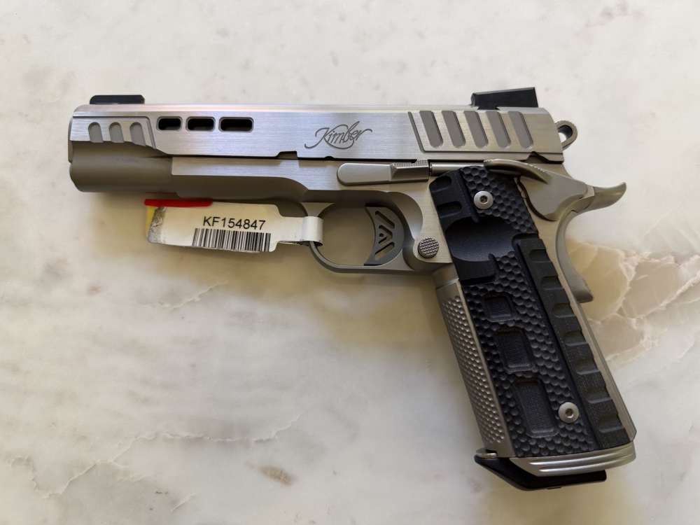 Kimber Rapide Black Ice 10mm 5" 1911 8+1 TFX Pro Day/Night Sights-img-1