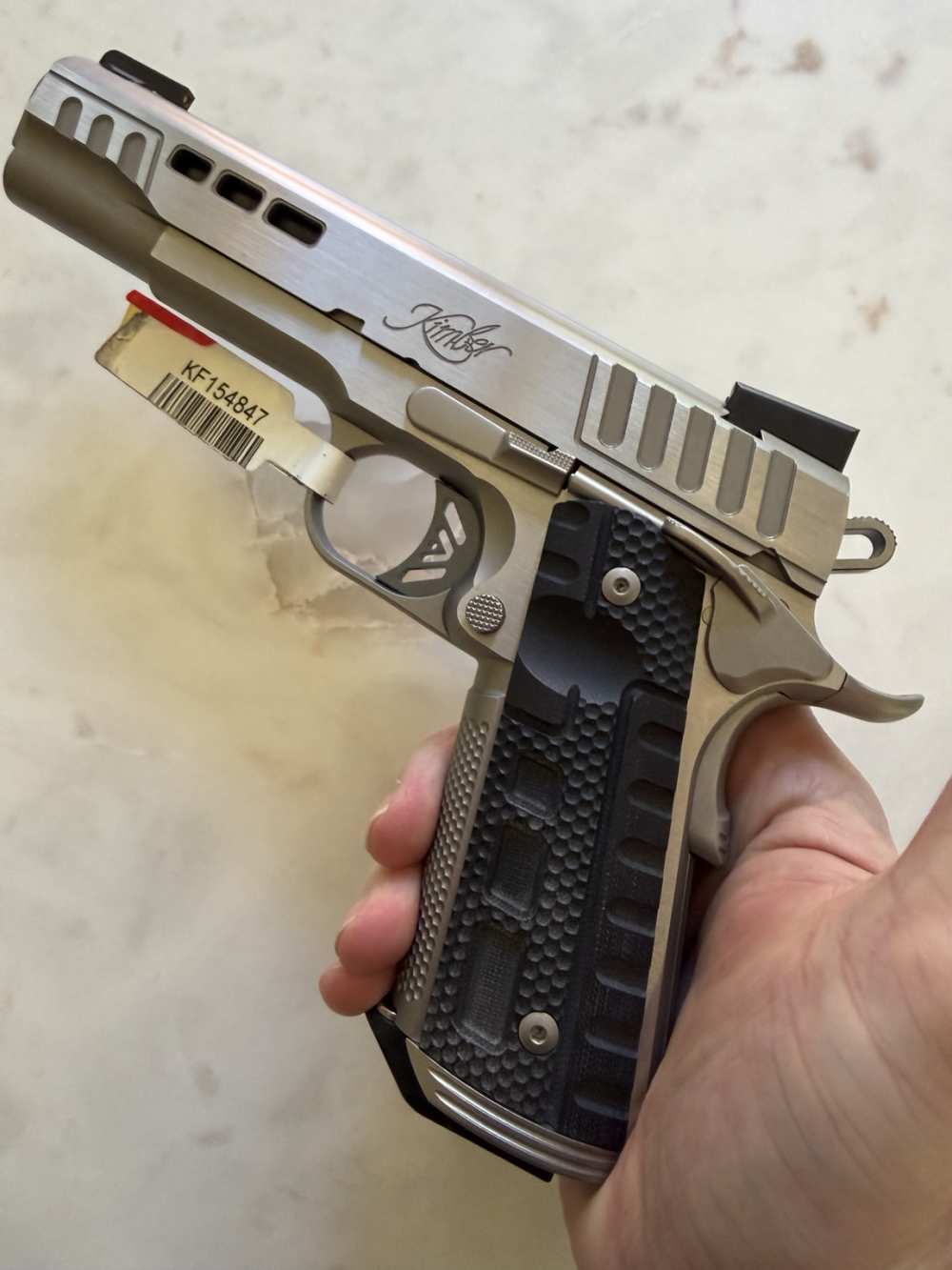 Kimber Rapide Black Ice 10mm 5" 1911 8+1 TFX Pro Day/Night Sights-img-5