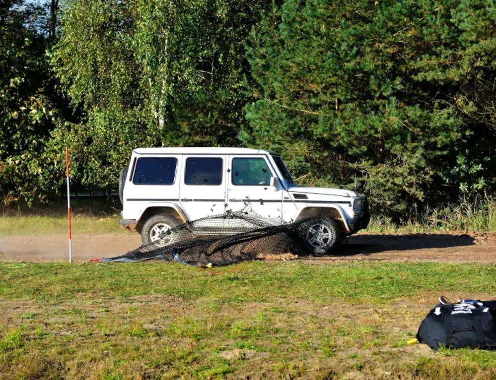 X-Net Vehicle Arresting System Barrier & Spike Strip Mobile Road Block NEW -img-8