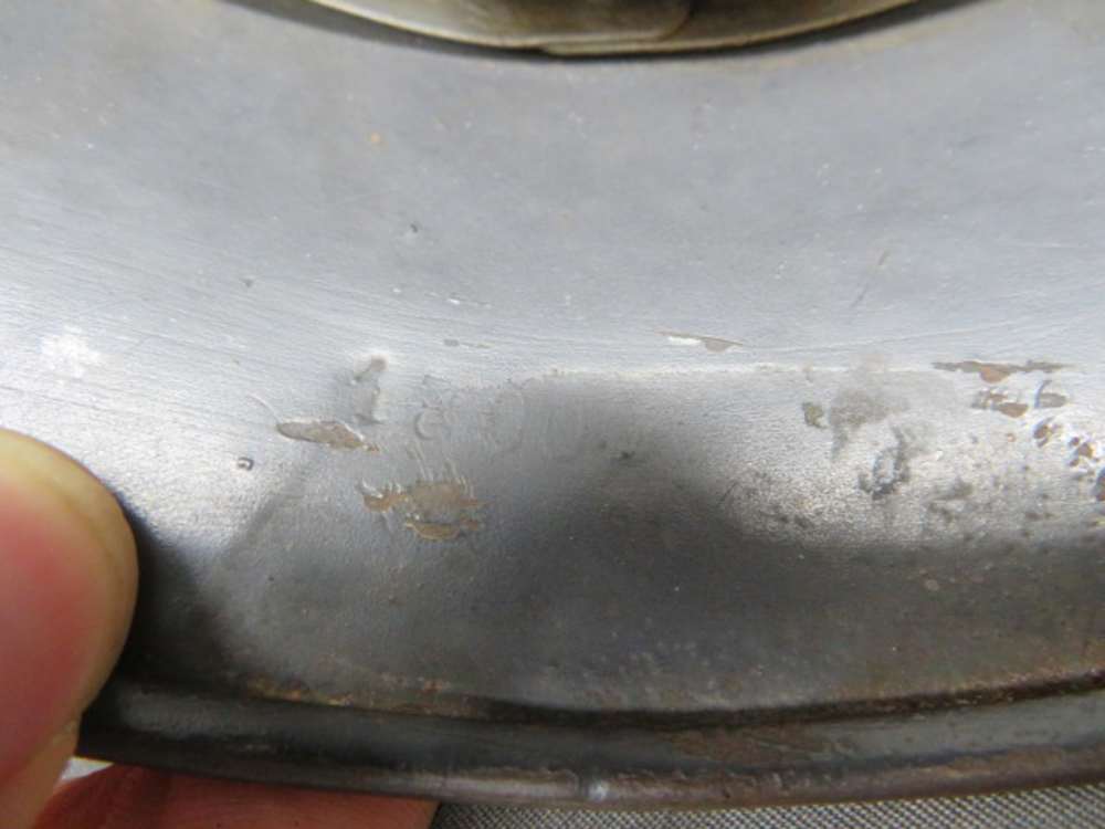 WWII GERMAN LUFTWAFFE DOUBLE DECAL M35 HELMET-NICE LOOKING-img-10