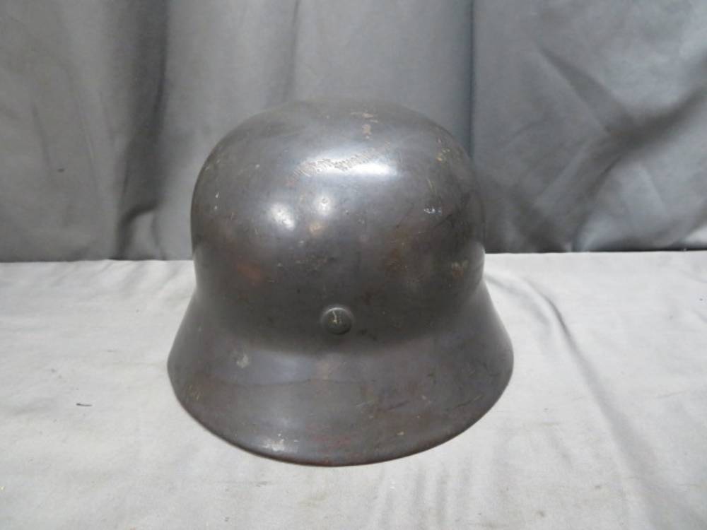 WWII GERMAN LUFTWAFFE DOUBLE DECAL M35 HELMET-NICE LOOKING-img-5