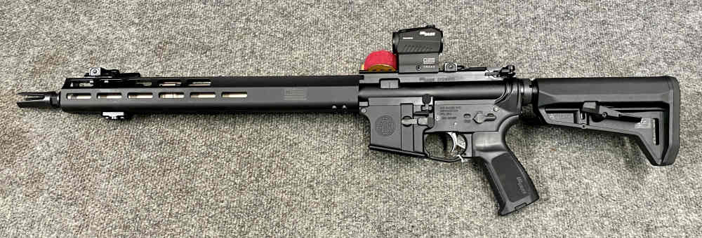 Sig Sauer M400 Tread pre-owned, Romeo, back up sights nice -img-14