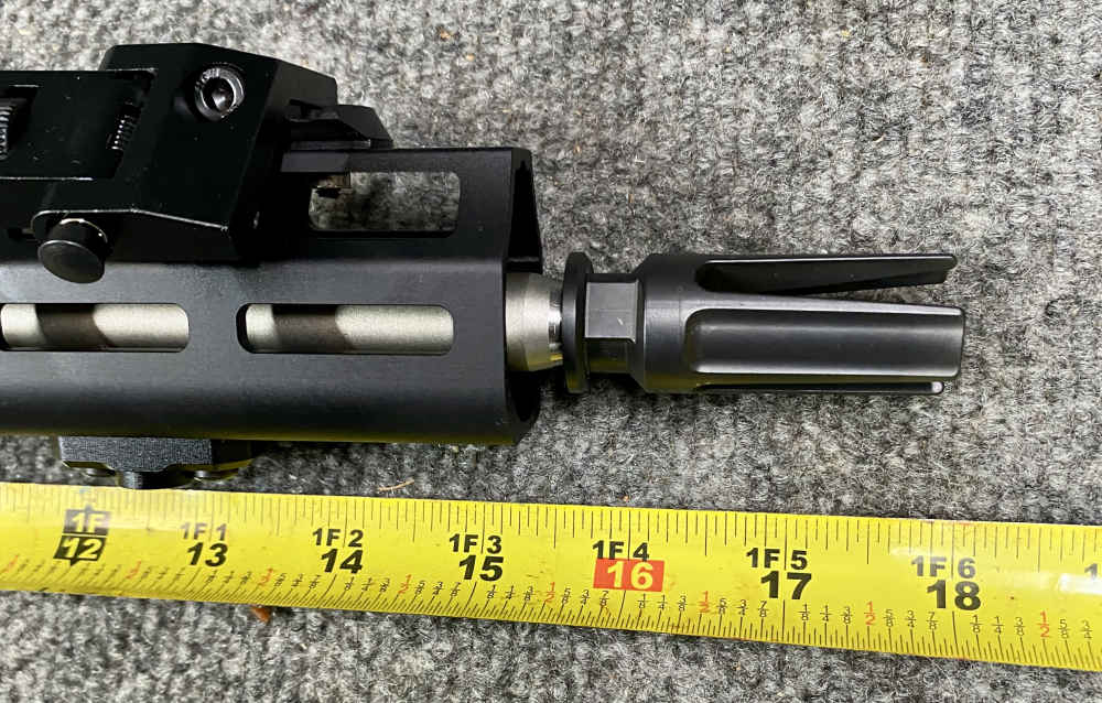 Sig Sauer M400 Tread pre-owned, Romeo, back up sights nice -img-7