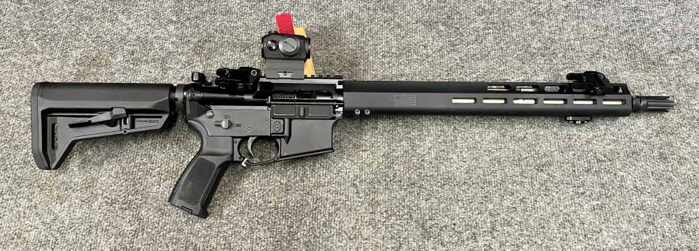 Sig Sauer M400 Tread pre-owned, Romeo, back up sights nice -img-0