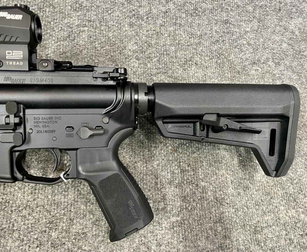 Sig Sauer M400 Tread pre-owned, Romeo, back up sights nice -img-21