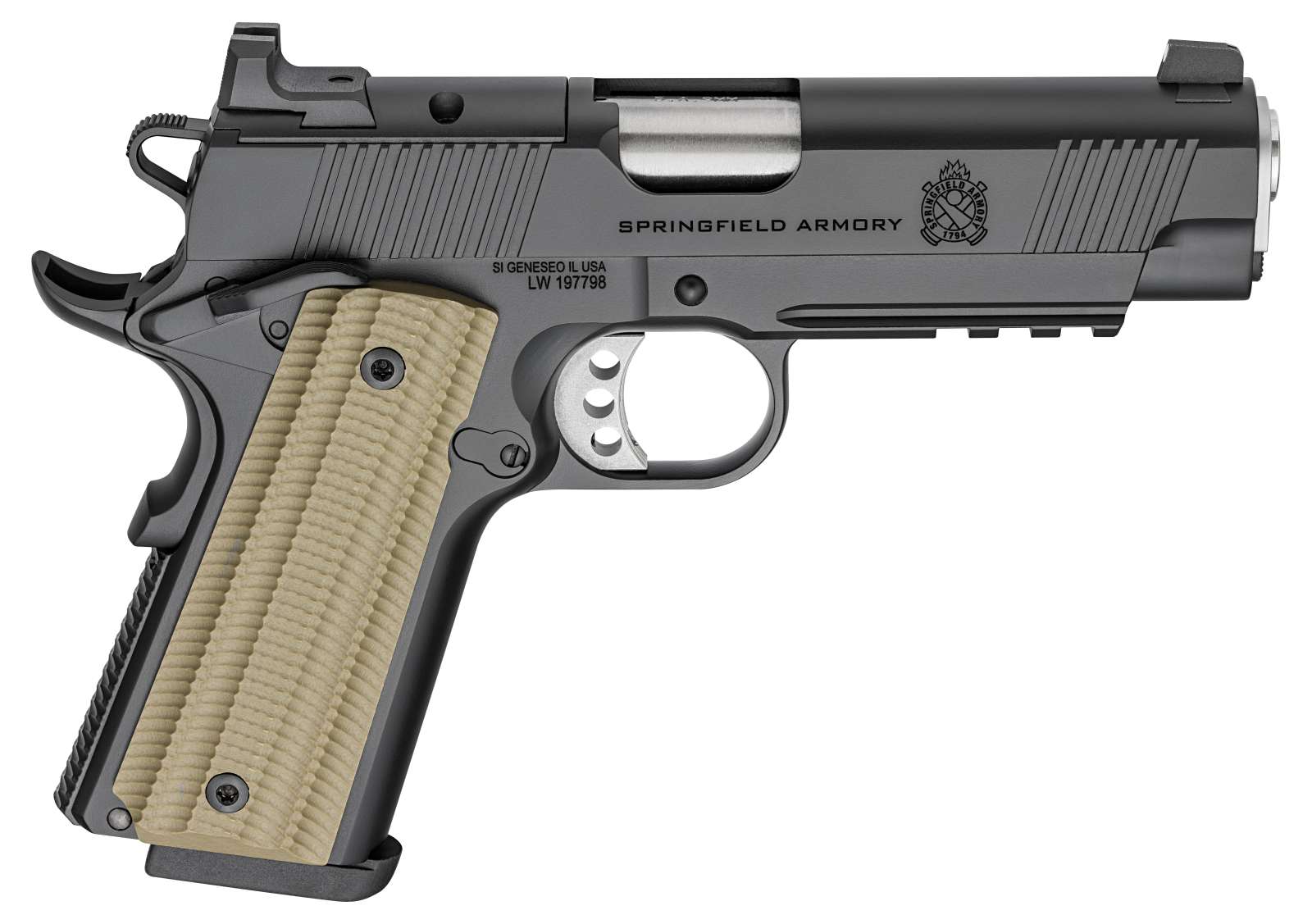 Springfield 1911 Operator 9mm 4.25" 9rd Black Cerakote Pistol PO9227AOS-img-1