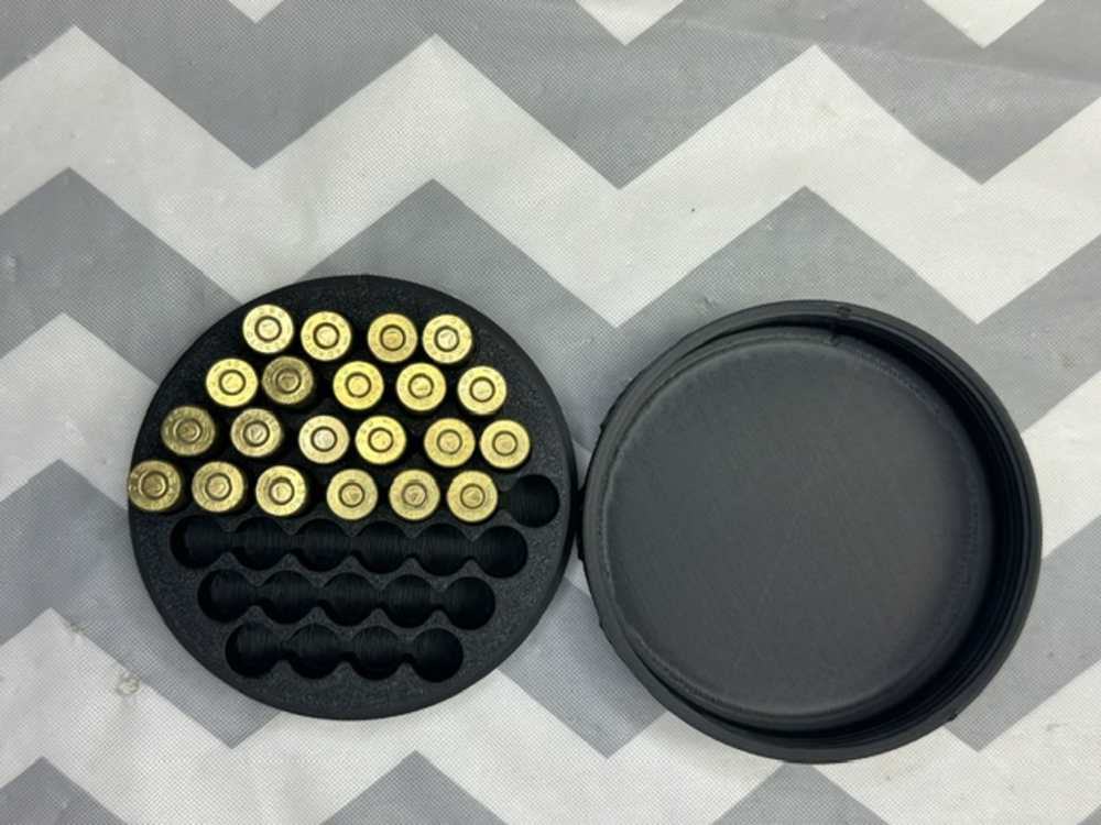 .45 ACP Ammo/storage boxes, stackable design, 37 round capacity, 3D Printed-img-1