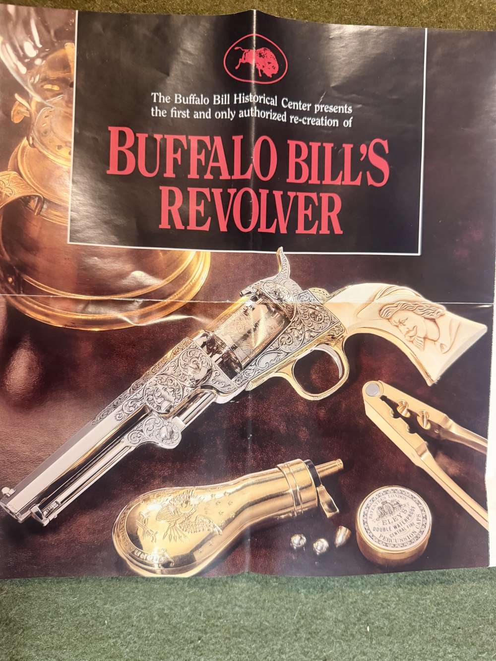 Franklin Mint Buffalo Bill Cody Revolver – Colt 1849 Pocket – Non-Firing -img-8