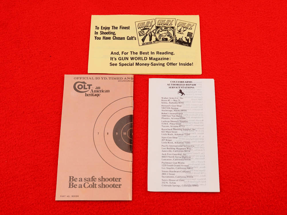 1977 Colt Viper 4" Royal Blue 38 S&W Special Box Paperwork Hangtag 100% NOS-img-33
