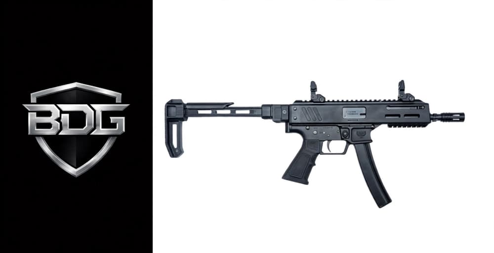 Panzer HAN9 9mm PCC Pistol | Black | 30rd MP5-Pattern Mags | HN1913 Brace-img-0