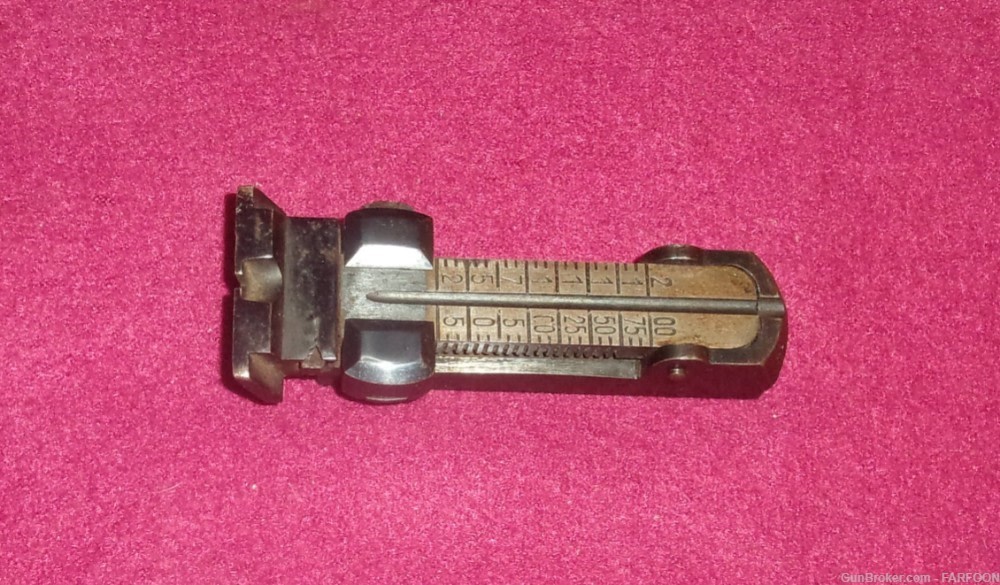 BERNH PAATZ WAFFENFABRIC ZELLA MEHLIS/THUR TRAINER .22LR REAR SIGHT-img-0