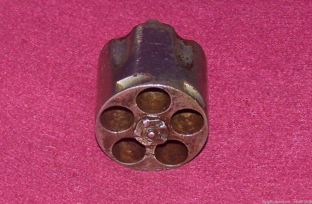 U.S. REVOLVER CO. 38CAL. 5 SHOT CYLINDER & EXTRACTOR ASSEMBLY-img-6