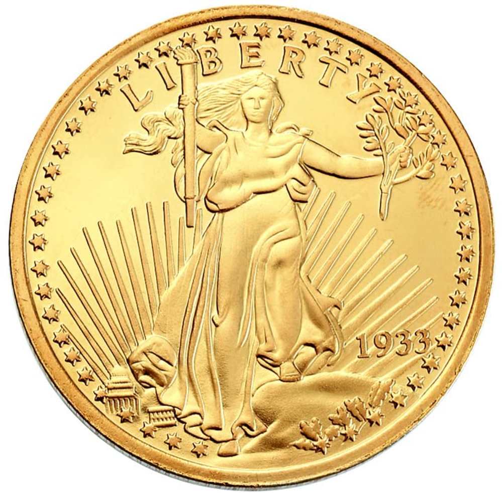 1933 P $20 Gold Double Eagle $20 American Mint State Saint Gaudens Coin-img-1