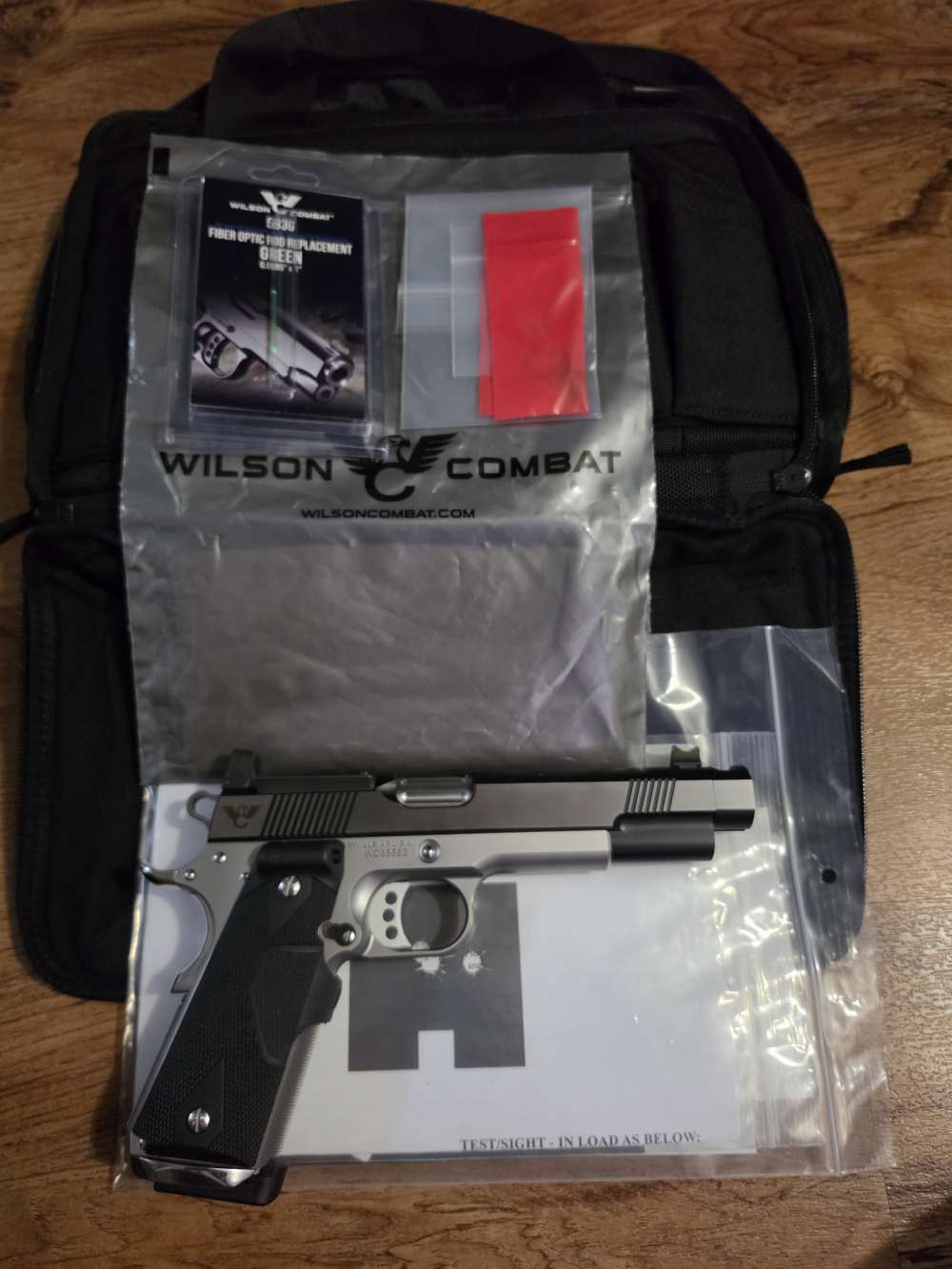 RARE WILSON COMBAT HUNTER 10MM STAINLESS COMPENATED-img-6