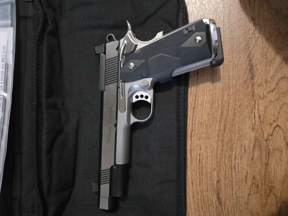 RARE WILSON COMBAT HUNTER 10MM STAINLESS COMPENATED-img-9
