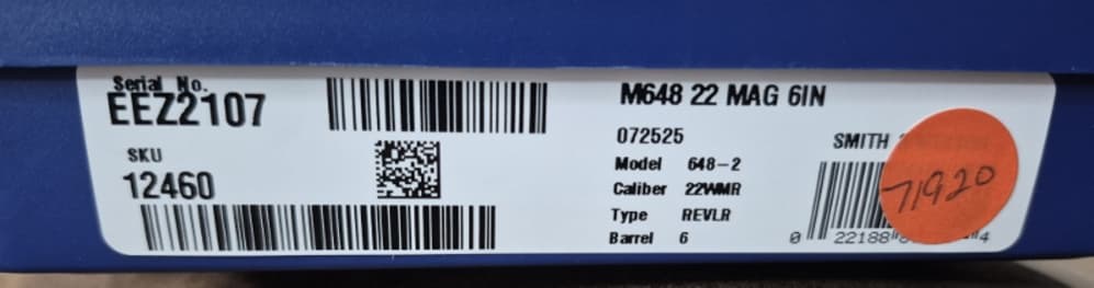 NIB SMITH & WESSON MODEL 648-2 22MAG 6" CASE-img-13
