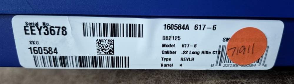 NIB SMITH & WESSON MODEL 617-6 22LR 4" CASE-img-12