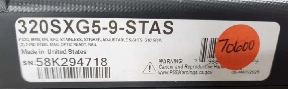 NIB SIG SAUER P320XG5-9-STAS 9MM 5" CASE-img-14