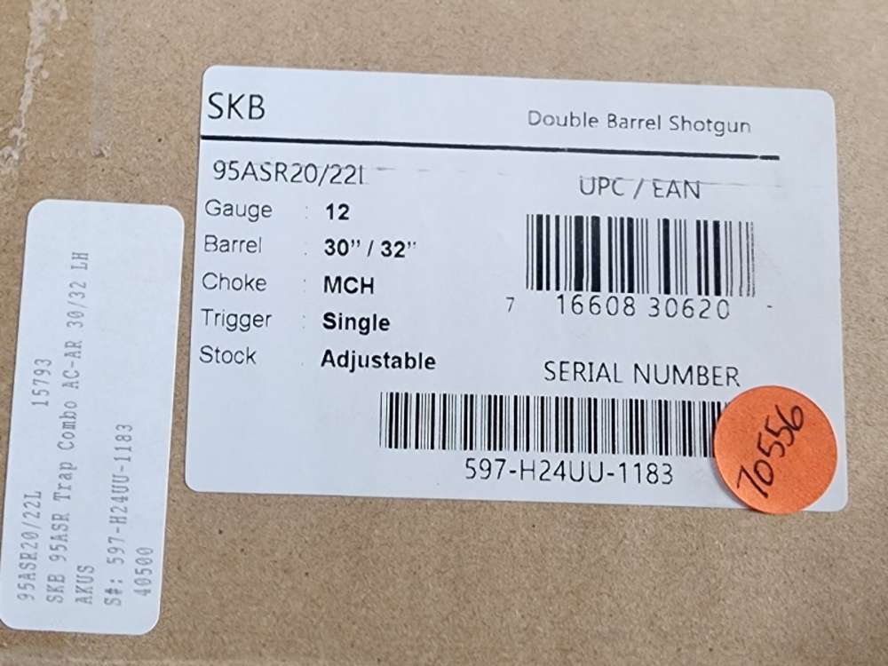 NIB SKB 95ASR COMBO AC STD LEFT HAND 12GA 32"/30" CASE-img-21