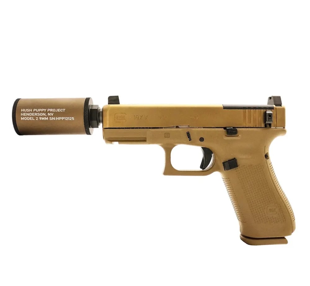 Hush Puppy Project Glock 19X V FDE FREE SHIPPING-img-2