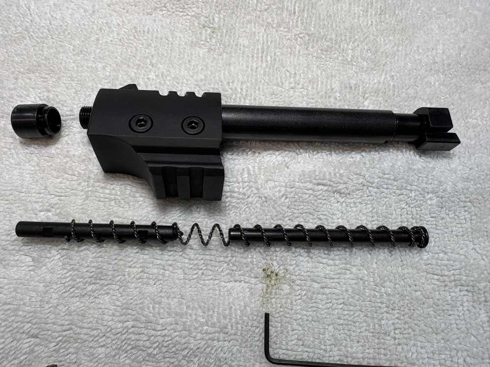 Walther Barrel Set Target 5" P22 Q Style .22 LR Stainless Steel Blue-img-6