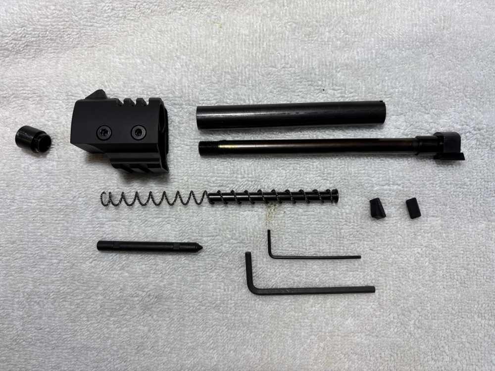 Walther Barrel Set Target 5" P22 Q Style .22 LR Stainless Steel Blue-img-1