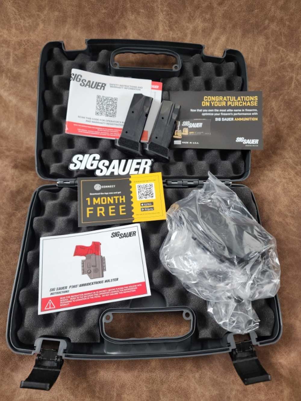 NIB SIG SAUER P365 BXR3P TACPAC 9MM 3.1" CASE-img-12
