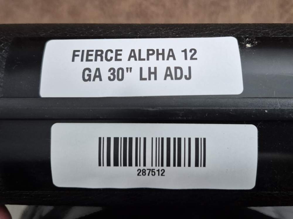 NIB FIERCE ALPHA ADJ LEFT HAND 12GA 30" CASE-img-18