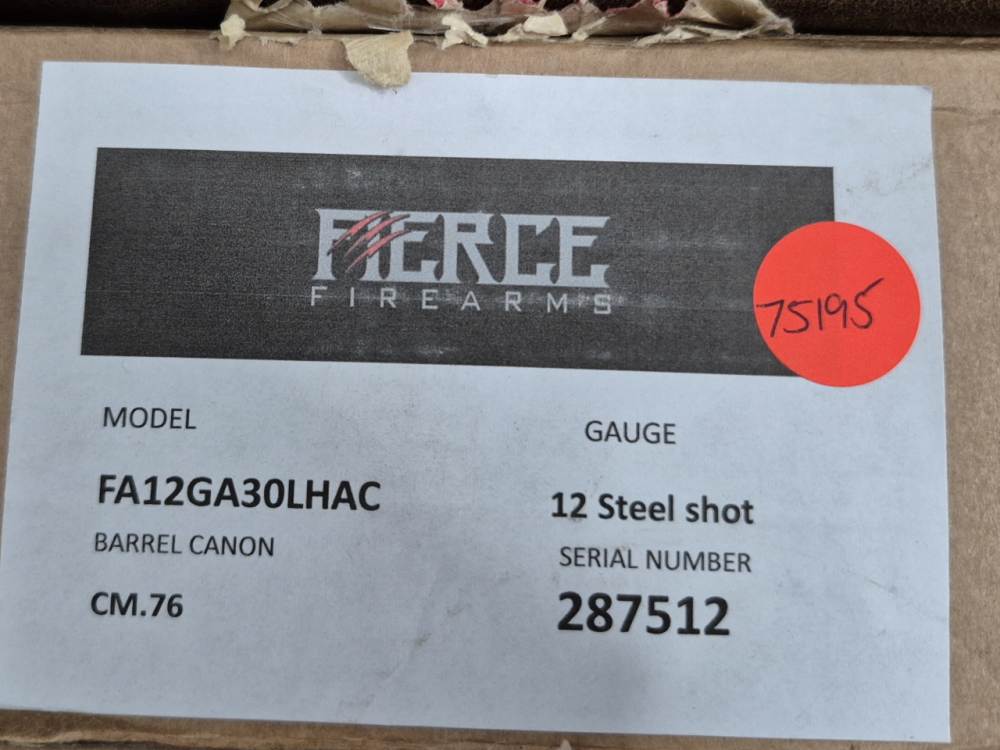 NIB FIERCE ALPHA ADJ LEFT HAND 12GA 30" CASE-img-17