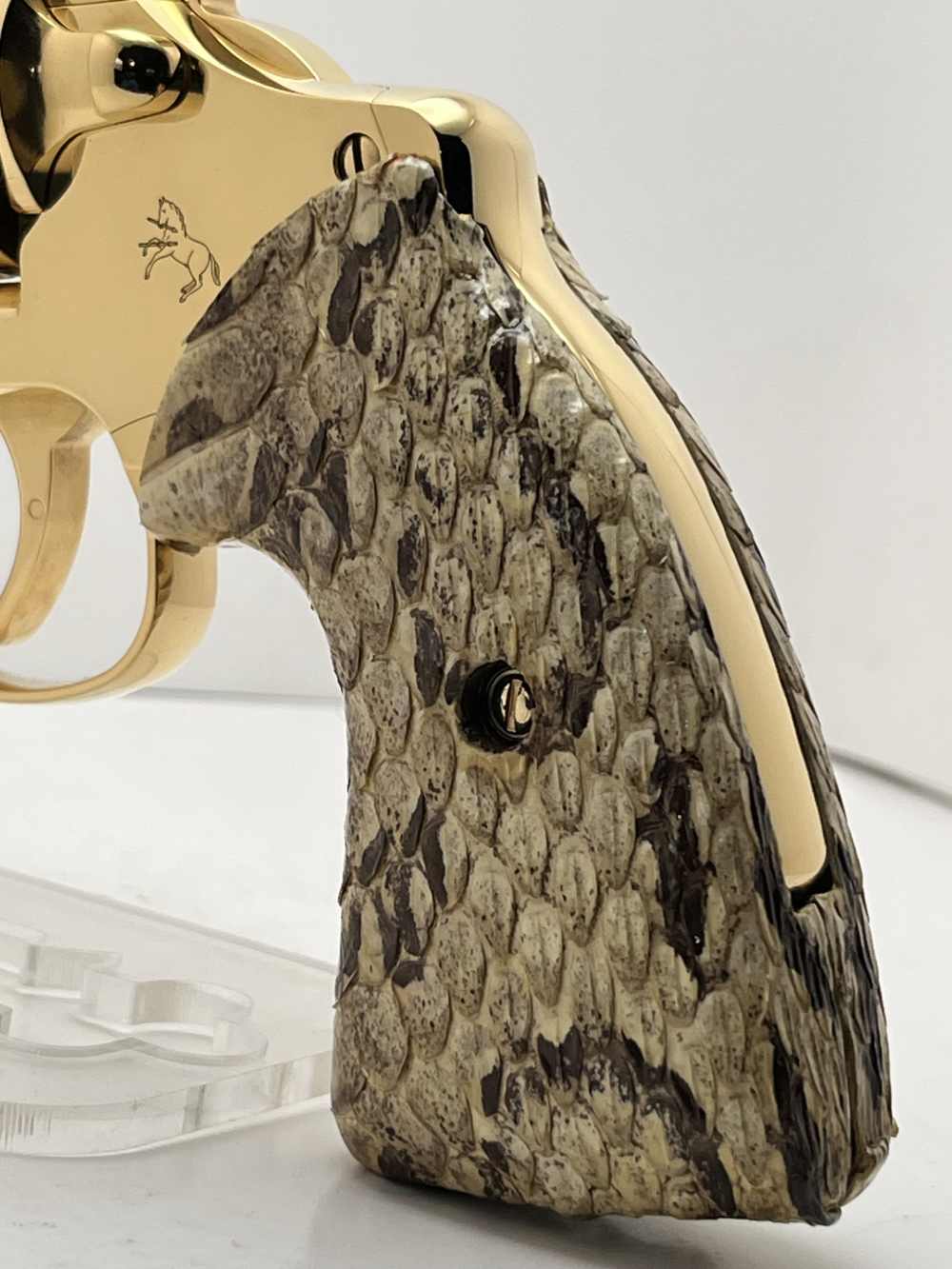 WOW FACTOR NIB Colt Viper 3 inch mirror polished 24k gold plated-img-10