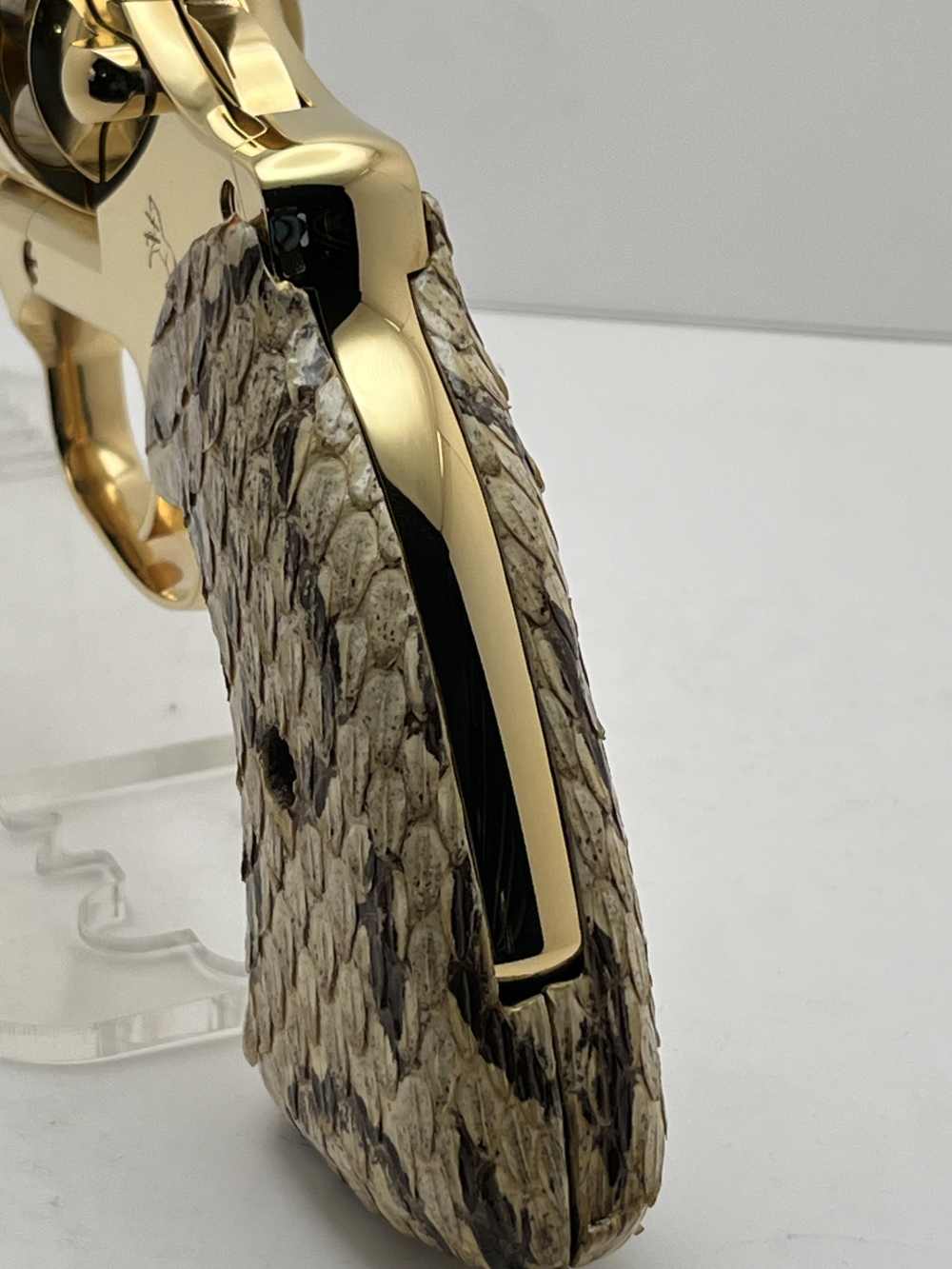 WOW FACTOR NIB Colt Viper 3 inch mirror polished 24k gold plated-img-9