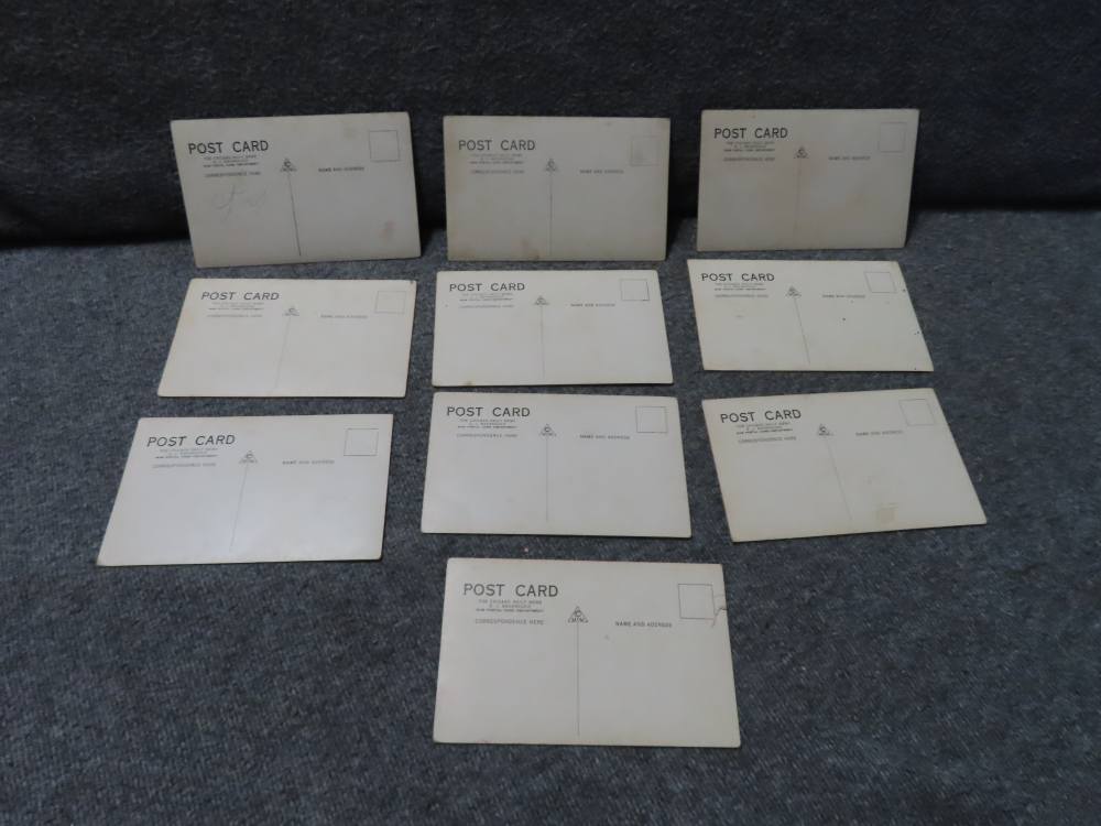 10-ORIGINAL BLACK & WHITE WWI POSTCARDS OF AMERICANS FIGHTING IN FRANCE-img-11