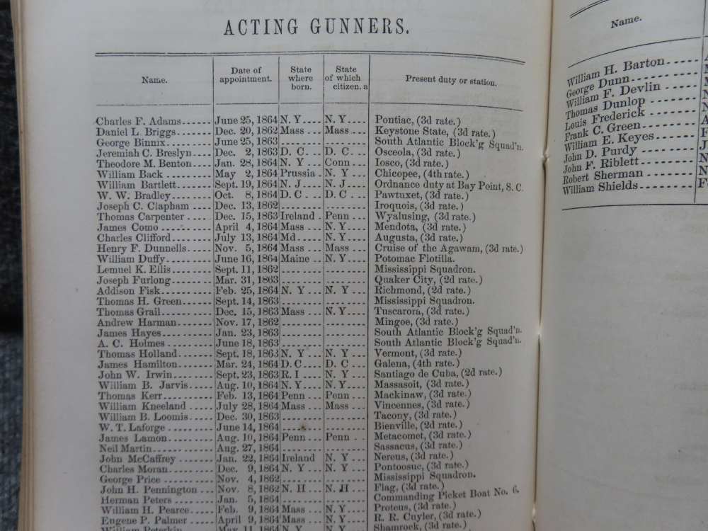1865 DATED REGISTER OF THE COMMISSIONED OFFICERS-NAVY & USMC AND OTHERS-img-11