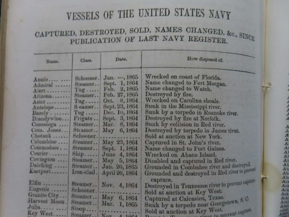 1865 DATED REGISTER OF THE COMMISSIONED OFFICERS-NAVY & USMC AND OTHERS-img-13