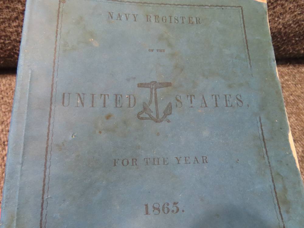 1865 DATED REGISTER OF THE COMMISSIONED OFFICERS-NAVY & USMC AND OTHERS-img-1