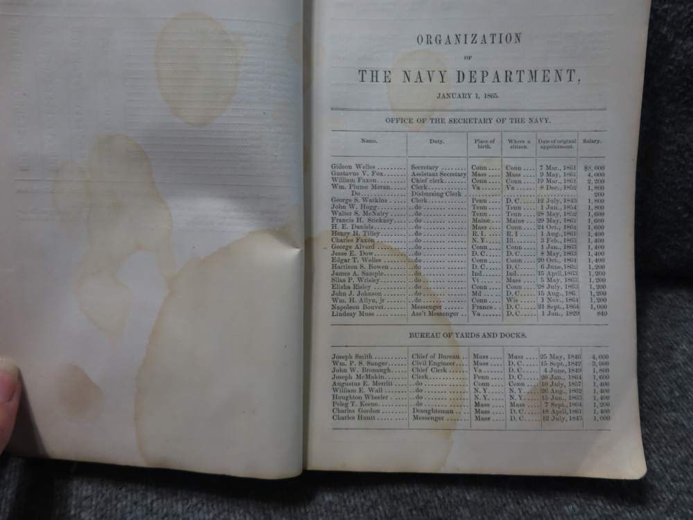 1865 DATED REGISTER OF THE COMMISSIONED OFFICERS-NAVY & USMC AND OTHERS-img-5