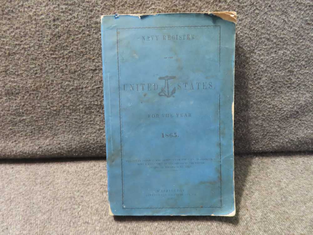 1865 DATED REGISTER OF THE COMMISSIONED OFFICERS-NAVY & USMC AND OTHERS-img-0