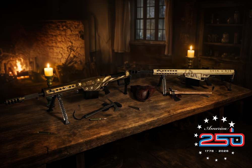 Barrett America 250th Matching Serials 82A1 + M107A1 LIBERTY249 FREEDOM249 -img-1