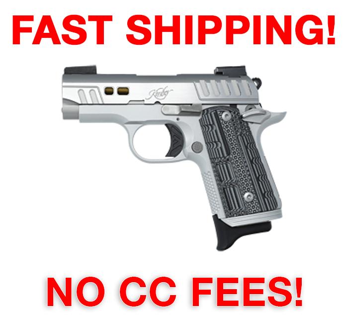 Kimber Micro 9 Rapide Dawn 9mm 3.15" 7+1 KimPro II Silver Pistol 3300230-img-0