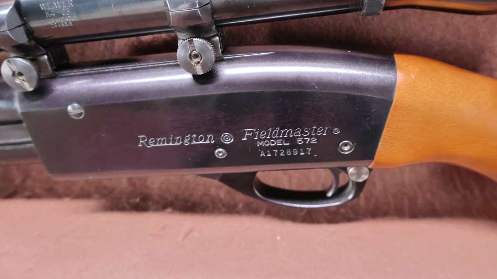 Remington 572 FM 22 S/L/LR Pump 21" BRL Weaver K4-C3 Scope VG Bore-img-19