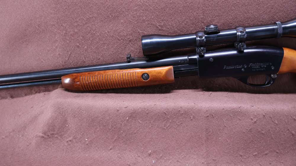 Remington 572 FM 22 S/L/LR Pump 21" BRL Weaver K4-C3 Scope VG Bore-img-14