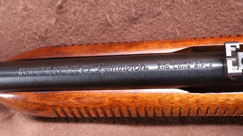 Remington 572 FM 22 S/L/LR Pump 21" BRL Weaver K4-C3 Scope VG Bore-img-16