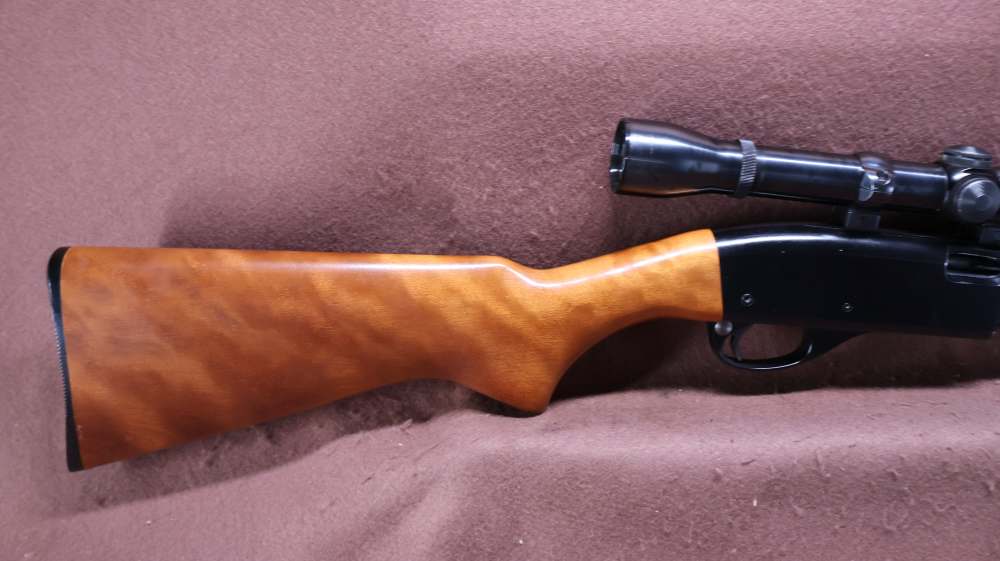 Remington 572 FM 22 S/L/LR Pump 21" BRL Weaver K4-C3 Scope VG Bore-img-1