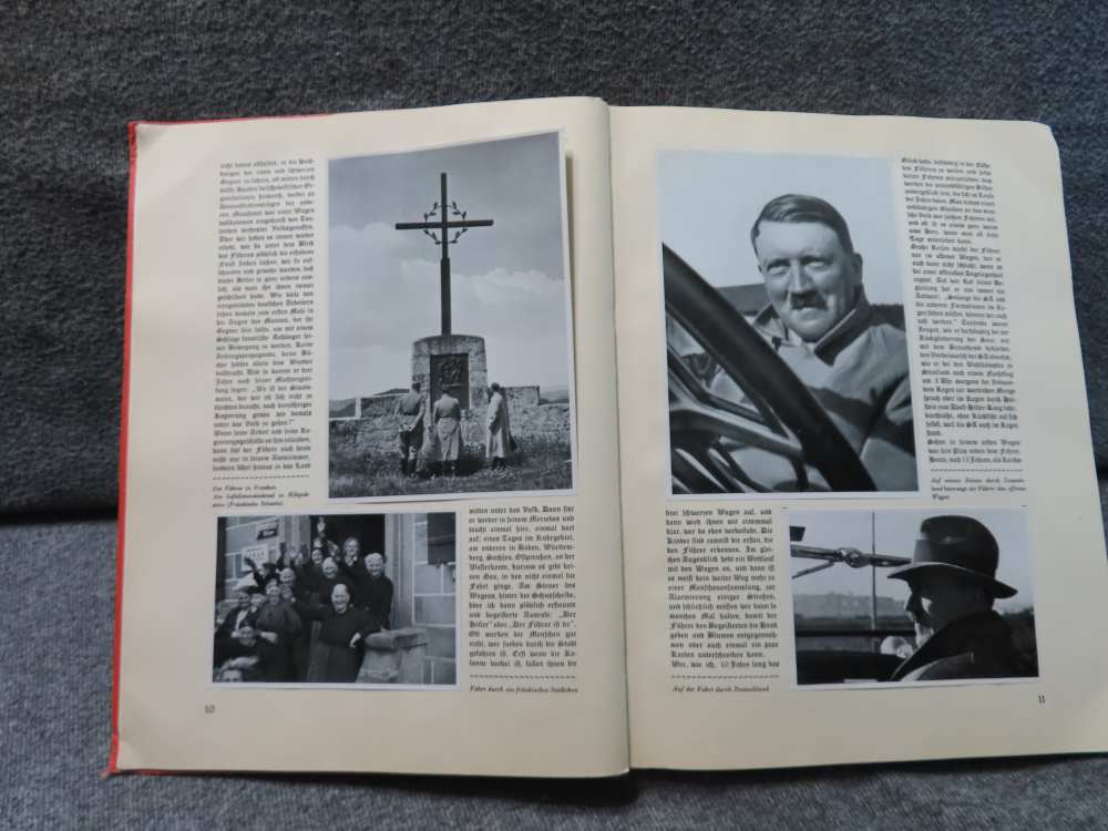 WWII ERA GERMAN CIGARETTE ALBUM-ADOLF; PICTURES FROM THE LIFE OF THE FUHRER-img-5